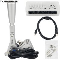 PC Racing Games SQ Sequential Shifter Gearshift SIM For Logitech G25 G27 G29 T300 T500 FANATEC Handbrake System USB Hand Brake