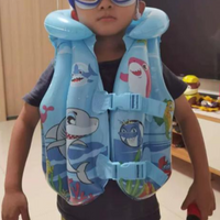 Children's Inflatable Life Jacket Safety Swimming Gear Portable Buoyancy Aid for Kids Pool Beach Water Sports Swimming Training