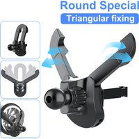 Universal Car Air Vent Clip 17mm Ball Head Base Mount Stand for Car Mobile Phone Holder Air Outlet Hook GPS Bracket Accessories