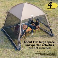 Outdoor Mosquito Net Sunshade Mesh Anti-Mosquito Tent Sunscreen Summer Courtyard Net Cover Camping Picnic Canopy Tent Shelter