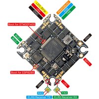 HappyModel Super F405HD ELRS AIO 3in1 Flight Controller Built-in UART 2.4G ELRS and 20A ESC for HD Whoops 25.5x25.5mm Mount Hole