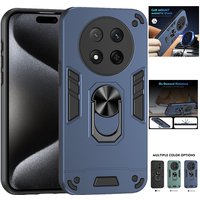 Military Armor Shockproof Case for Honor Magic 8 7 Lite Magic8 Magic7 Pro X9d X9c Protective Cover Ring Stand Holder Funda Coque