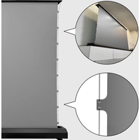 Smart Control ALR Motorized Tension Floor Rising Projector Screen Obsidian Long Throw Ambient Light Rejecting Projection Cloth