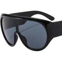 AliExpress DUHE New Oversized Square Sunglasses Trendy Men's And Women's Personalized Glasses Outdoor Cycling Sun Protection Eyeglasses UV400