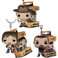 Funko The Walking Dead Negan Friday The 13th JASON VOORHEES Action Figures Rick Grime Daryl Dixon Keychain Toys Figure Gift Toys