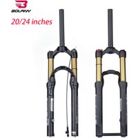 BOLANY Mountain Bike Forks Shock Suspension 20/24 inch fork 135mm travel Air Suspension MTB Fork Bike Accessories