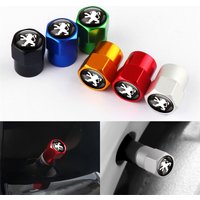 Metal Tire Valve Stem Caps Dustproof Waterproof Air Valve Cover For Peugeot 208 2008 308 3008 408 508 5008 4008 206 307 RCZ