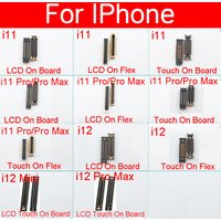 FPC Connector For iPhone 12 mini 12 11 Pro Max Lcd Digitizer 3D Touch Screen Connector Clip On Motherboard Flex Cable
