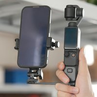 Cell Phone Holder Tripod Adapter Phone Clip Expansion Accessories with 1/4" Thread Hole for DJI Osmo Pocket 3 Accessory