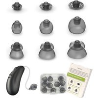 10pcs-Hearing Aid Domes for Phonak Replacements,Phonak RIC 4.0 Domes,Universal Domes for Phonak-Unitron Hearing aid