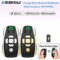 KEBIDU 20 in 1 Universal Garage Door Remote Controller Rechargeable 315/433Mhz Gate Key Duplicator Multi-frequency 300-915 MHz