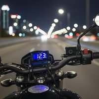 Moto Digital LED Voltmeter DC10-150V with Waterproof Bracket for Reliable Automotive Voltage Measurement