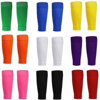 2023 Leg Warmers Basketball Football Men's Sports Socks Adult Elastic Soccer Shin Guard Calf Socks Children's Leg Brace Socks