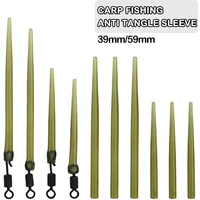 Carp Fishing Accessories Anti tangle Sleeve Baiting Needle Rig Ring QC swivel Hair Stop Line Aligner Lead Clip For Carp Rig