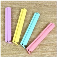 16pcs Color random Portable New Kitchen Storage Food Snack Sealing Bag Clips Plastic Tools Kitchen Accessories