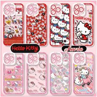 Case For Samsung Galaxy S25 Ultra S24 S23 S22 S21 S20 Plus S24FE FE A55 A54 A53 A52 A15 A14 A24 A7 cover Sanrio Hello Kitty