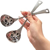 Mirror Polished Stainless Steel Soup Spoon Deepen Large Capacity Spoon for Soup Rice Home Kitchen Flatware Tableware