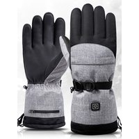 AliExpress ALLOYSEED Winter Heated Gloves Men Women Thermal Skiing Cycling Gloves Full Finger Touchscreen Outdoor Riding Skiing Heating Gloves Mitten