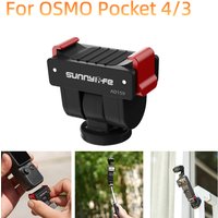 Newest Adapter Mount For DJI OSMO Pocket 4 3 Camera Gimbal Quick Release Extension Bracket Tripod Adapter with 1/4" Screw Hole