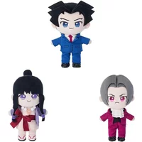 25cm Anime Ace Attorney Phoenix Wright Miles Edgeworth Stuffed doll Xmas Soft doll for children's Birthday Gift