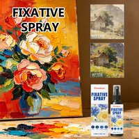 Drawings Paintings Art Fixative Spray Quick Film Formation Prevent Fading Smudging Permanent Fixation Drawing Protective Spray