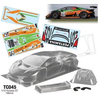 1 10 Huracan GT On-Road Racing Car Clear Body Shell for Rc Drift Car Tamiya TT02 TT01 Kyosho Fazer Hsp 94123 3R Racing MST RMX