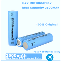 New 2025 18650 Lithium Battery 3500mAh 3.7V 10A INR18650 Real Capacity 3500mAh High Power Flashlight 18650 Rechargeable Batterie