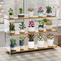Multi Tier Plant Stand Indoor Outdoor Windowsill Succulent Tabletop Ladder Shelf Display Decor Living Room Cup Storage Shelf
