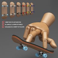 Mini Maple Finger Skateboard Wooden Fingerboard Interactive Professional Bearing Wheel Gift for Children Adults