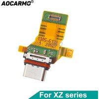 Aocarmo USB Connector Type-C Charger Charging Port Dock Flex Cable For Sony Xperia XZ Premium XZ1 XZ2 Compact Mini XZ3