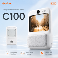 Godox C100 Transparent Viewfinder Camera Mini Portable Ccd Retro Camera 128g Expanded Storage For Shooting Film Vlog Video Gift image 4