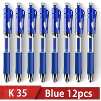 Retractable Gel Pen,Black, Red,Blue Ink Ballpoint for Writing,Office and School Supplies,Stationery,0.5mm Retractable,12 Pcs Box