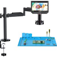 TOMLOV 4K Digital Microscope Autofocus 2000X 8" TM4K-AF Flex Arm HDMI Electronics Soldering Microscope for Mobile Phone Repair