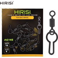10pcs Carp Fishing Pva Mesh Swivel Clips Pva Bag Fishing Swivel Snap for Carp Terminal Tackle End Tackle AG145