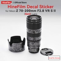 Hinefilm Skin for Nikon Z 70-200F2.8 VR S II Lens Sticker 70200 Wrap Cover for Nikkor Z 70-200 F2.8 II Lens Protective Skin