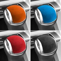 Made of Alcantara For Audi Q3 (2019-2023) Q2 (2021-) A1 (2019-) Gear Shift Knob Trim Cover Car Premium Interior Tuning Accessory