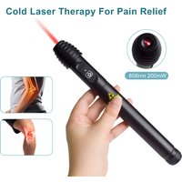 200mW 808nm Laser Pointer Low Laser Light Therapy Pen Accupancher Machine for Smoking Cessation Sciatica Pain Relief Health Care