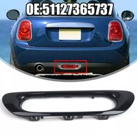 Car Rear Fog Light Black Cover Trim ABS Plastic For Mini Cooper F55 F56 F57 2013-2016 Rear Bumper Light Frame 51127365737