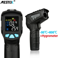 Mestek IR02C Infrared Thermometer, Non-Contact Digital Laser Temperature Meter