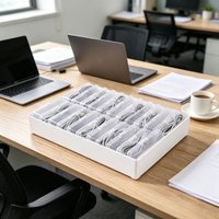 Cable Organizer Boxes - Desktop Cable Management, Charging and Accessories Organizer, Desk & Drawer Organizer for Home Storage