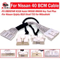 40Pin BCM 4A Smart Key Cable For Nissan For Sylphy B18 Xtrail T33 Mitsubishi fit OBDSTAR Autel IM508 IM608 K518 Key Tool Plus