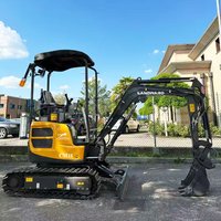 Wholesale 1.8 Ton Small Excavator Euro 5 Agricultural Orchard 2 Ton Trench Digger Hydraulic Diesel Engine Mini Digger Customized