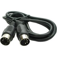 5M 3M 2M 5 Din Midi Cable 5 Pin Din Male to Male Plug Midi Cables with Molded Connector Housing Compatible with Piano Keyboard