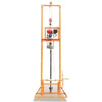 Customized Mini Portable Water Well Drilling Rig 80m Depth Petrol Diesel Power Efficient Drilling