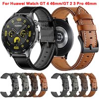 Leather Strap For Huawei Watch GT4 46mm Strap GT2 Pro/GT 3 2 Pro GT 4 46mm Wristband Correa Bracelet For Huawei Watch 4 Pro Band