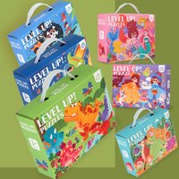 60-piece paper Custom Montessori Kids cartoon puzzle puzzle creative toy puzzle set for kids boys and girls