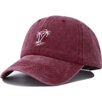 2023 neue Designer Kokosnuss baum bestickte Kappe Frauen Baumwolle Baseball mütze Vintage schwarze Snpack Hüte für Männer Drops hipping