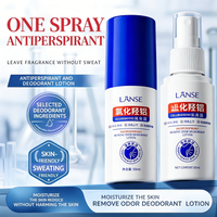 1/2/3pcs Long Lasting Underarm Deodorant Spray Aluminum Chlorohydrate Antiperspirant Effective Armpit Sweat & Body Odor