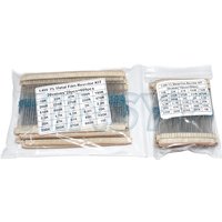1/4W Resistance 1% Metal Film Resistor Pack Assorted Kit 1K 10K 100K 220ohm 1M Resistors