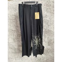 TOP-YAMAMOTO Japanese designer collaboration Home print spider print Skinny loinlegs